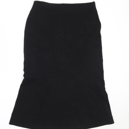 New Look Womens Black  Polyester Straight & Pencil Skirt Size 10