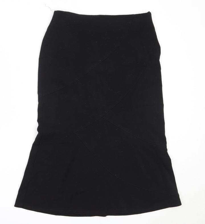 New Look Womens Black Polyester Straight & Pencil Skirt Size 10