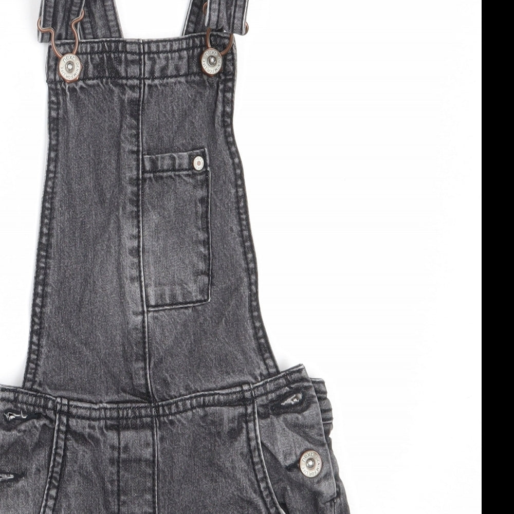 NEXT Boys Grey  Cotton Dungaree Shorts Shorts Size 5 Years  Regular