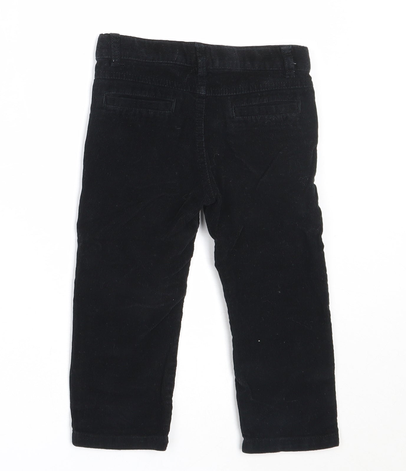 Mothercare Boys Black  Cotton Capri Trousers Size 18-24 Months