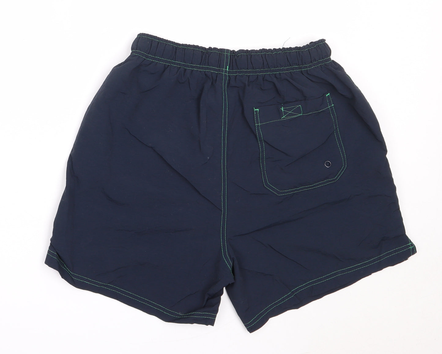 George Mens Blue  Nylon Bermuda Shorts Size S  Regular  - swim shorts