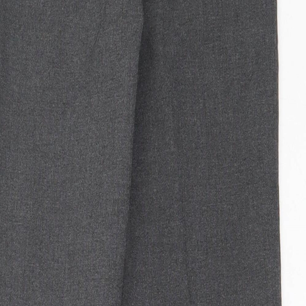 Marks and Spencer Girls Grey  Polyester Dress Pants Trousers Size 8-9 Years  Regular  - school
