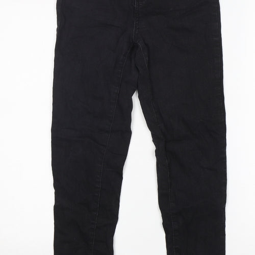 PRETTYLITTLETHING Womens Black  Cotton Skinny Jeans Size 6 L27 in Regular