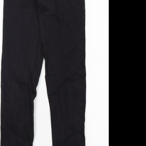 PRETTYLITTLETHING Womens Black  Cotton Skinny Jeans Size 6 L27 in Regular