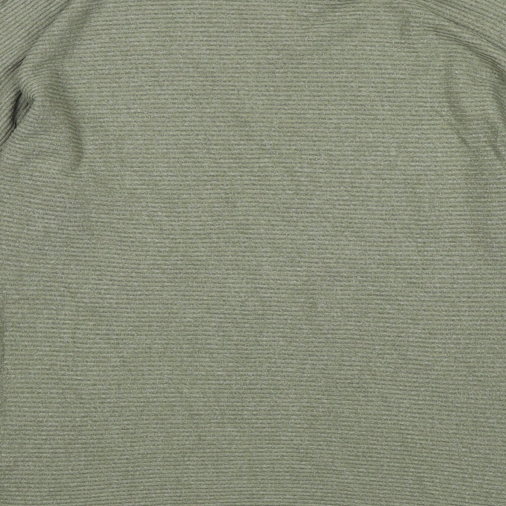George Womens Green Round Neck  Viscose Pullover Jumper Size L