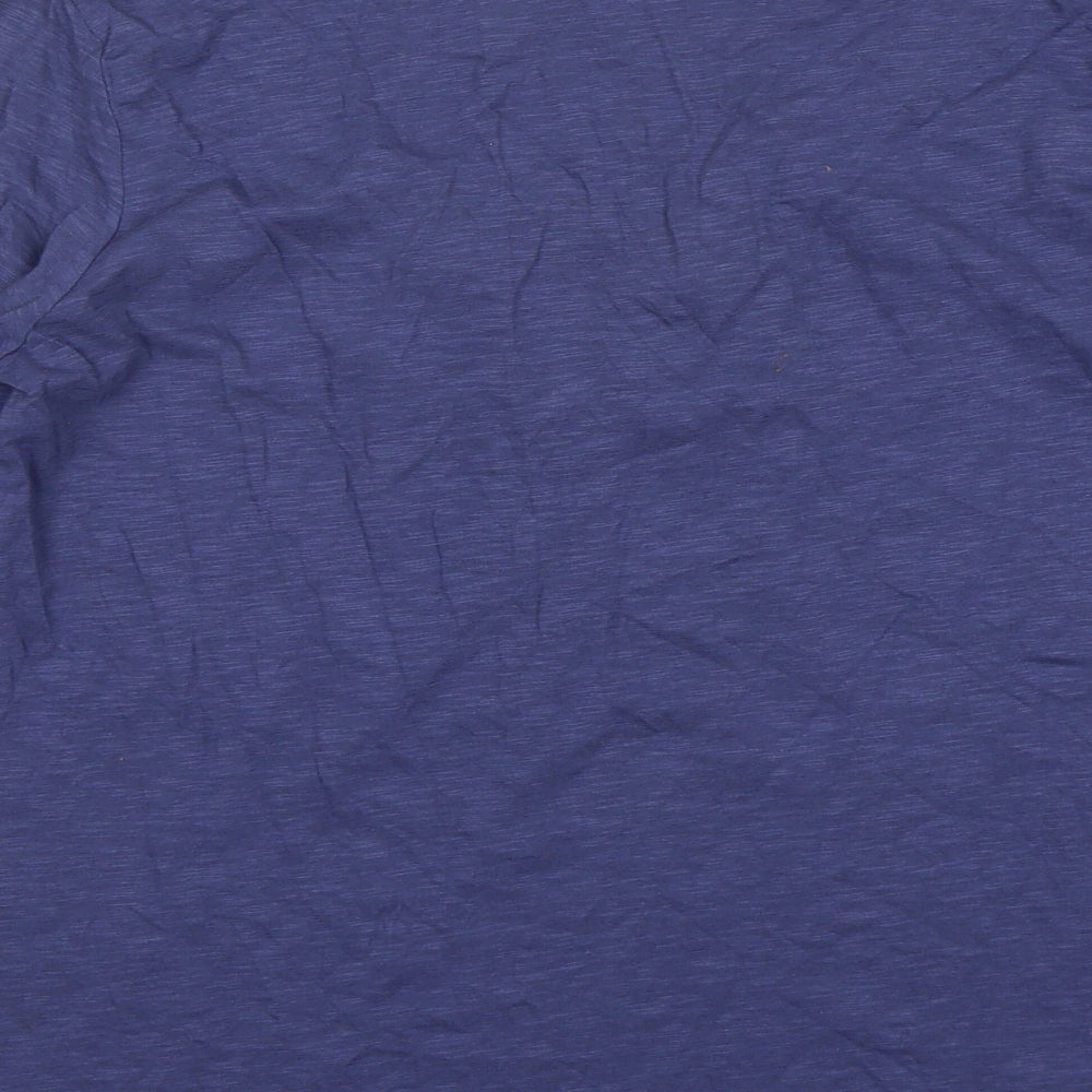 George Womens Blue  Cotton Basic T-Shirt Size 18 Round Neck