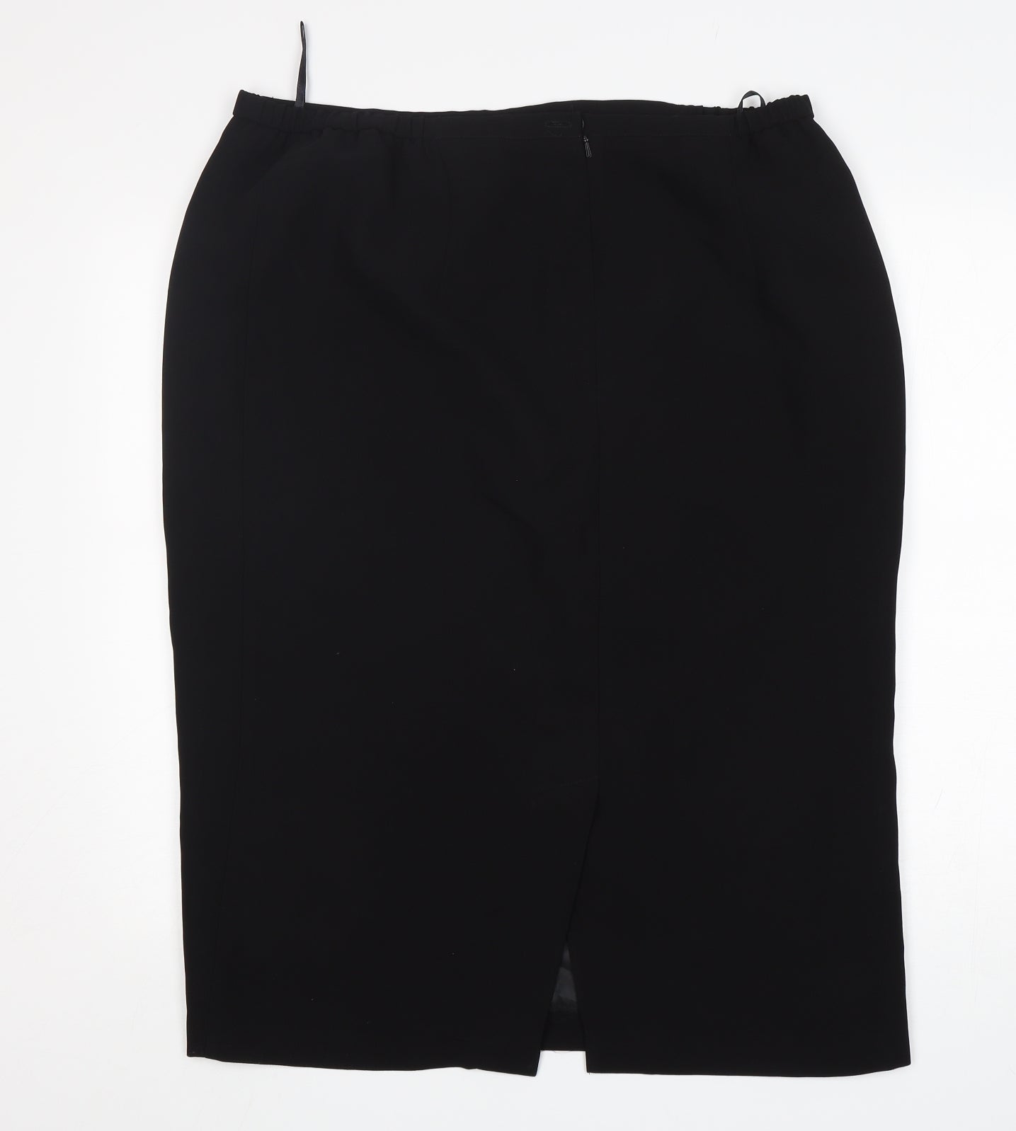 Ann Harvey Womens Black  Polyester Tulip Skirt Size 18