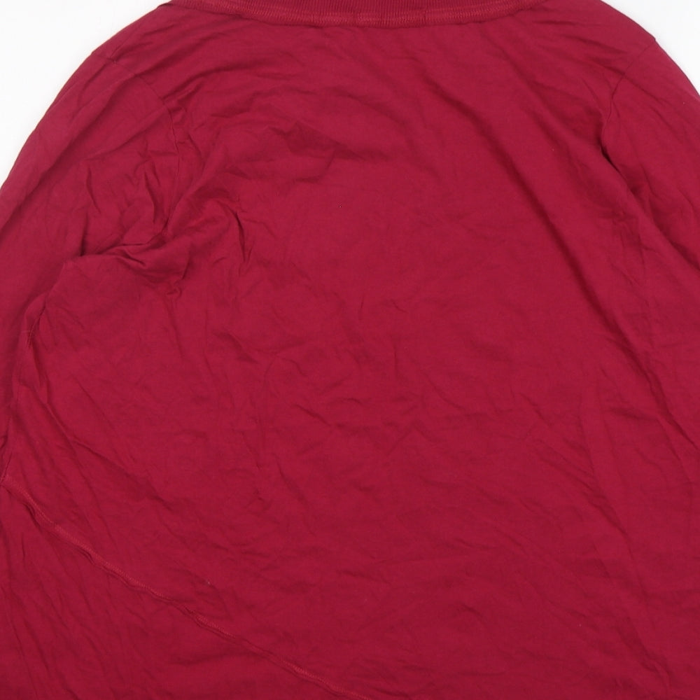 George Womens Purple  Cotton Basic T-Shirt Size 20 Roll Neck