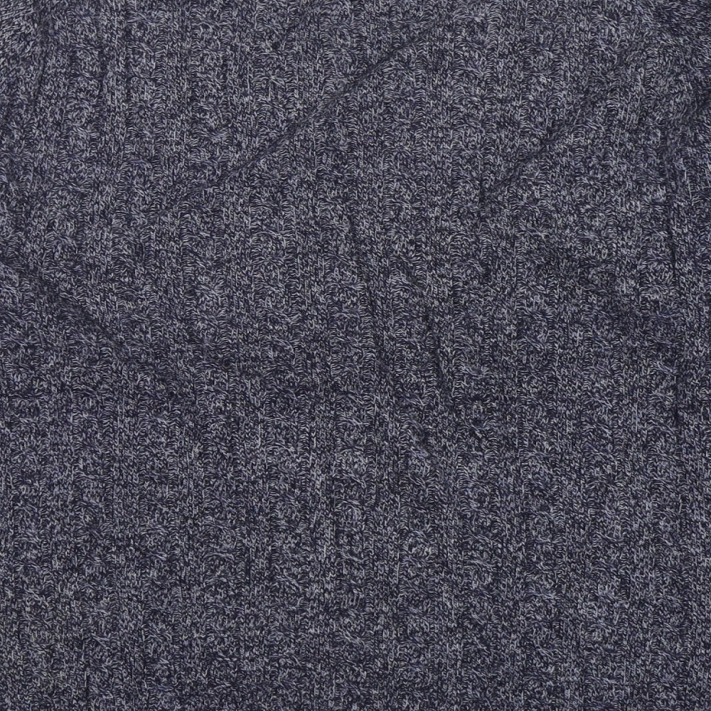 Jack Russell Mens Blue Round Neck  Wool Pullover Jumper Size XL