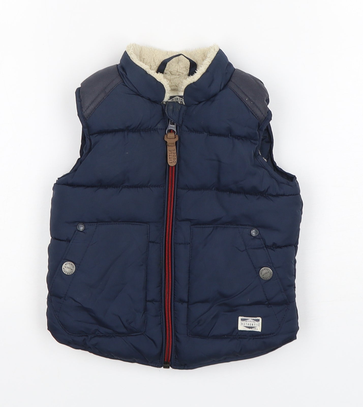 NEXT Boys Blue   Gilet Coat Size 6-9 Months