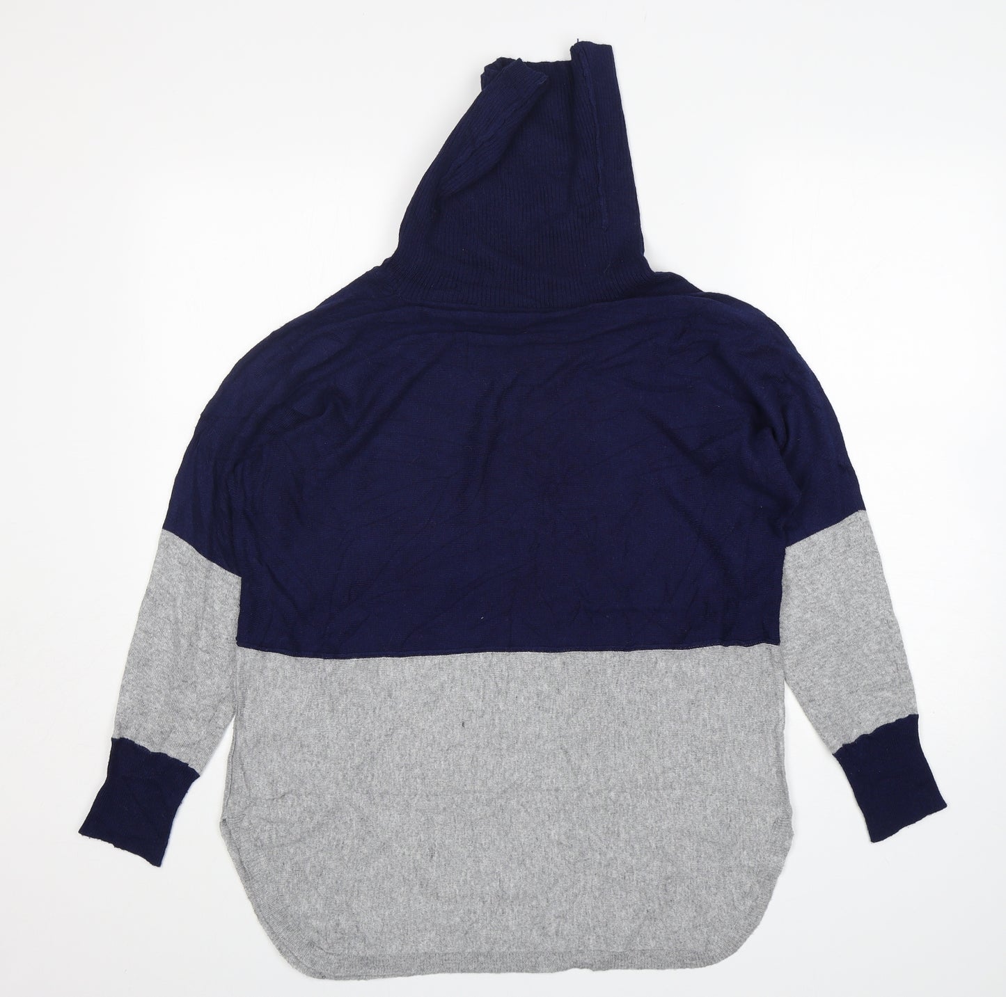 First Avenue Womens Multicoloured Roll Neck  Polyester Pullover Jumper Size M