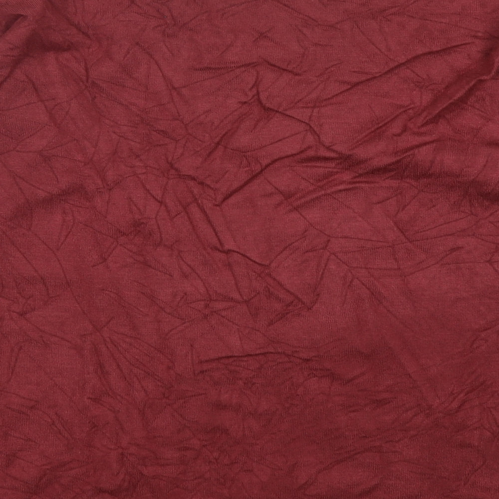 Oasis Womens Multicoloured V-Neck Fair Isle Viscose Pullover Jumper Size S