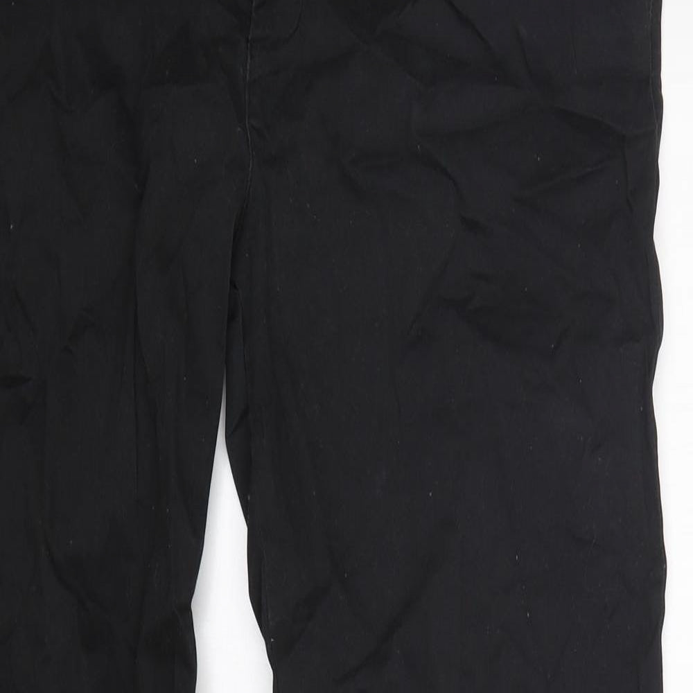 Primark Mens Black  Cotton Chino Trousers Size 34 L32 in Regular