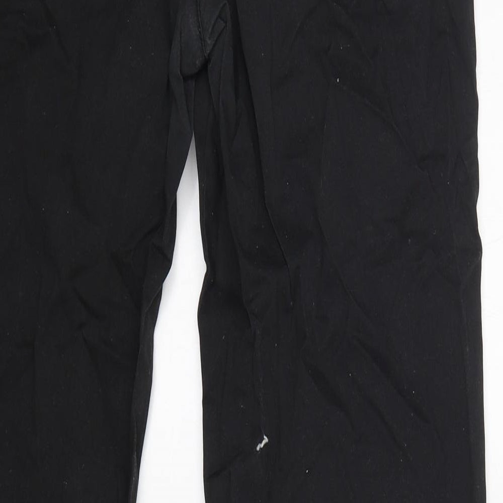 Primark Mens Black  Cotton Chino Trousers Size 34 L32 in Regular