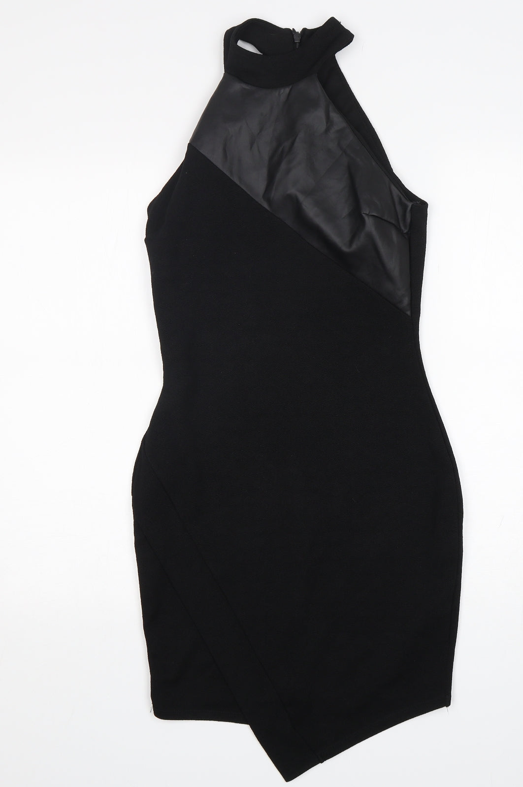 River Island Womens Black  Polyester Mini  Size 10  Round Neck