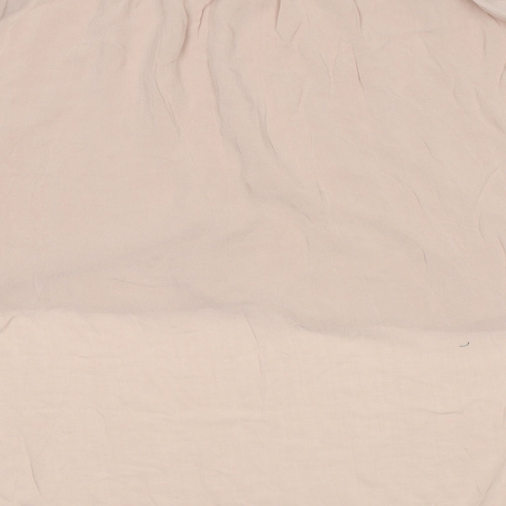 New Look Womens Beige  Viscose A-Line Skirt Size 10