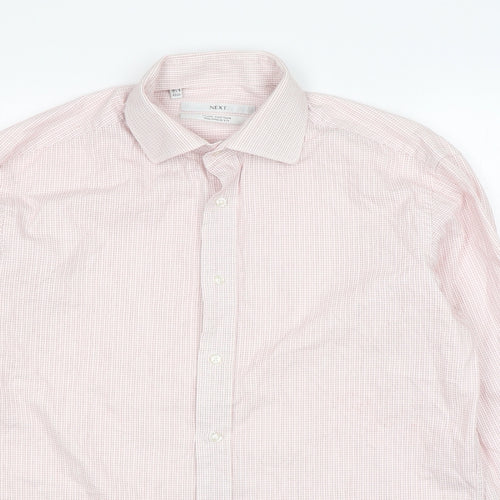 NEXT Mens Pink    Dress Shirt Size 15.5 Collared