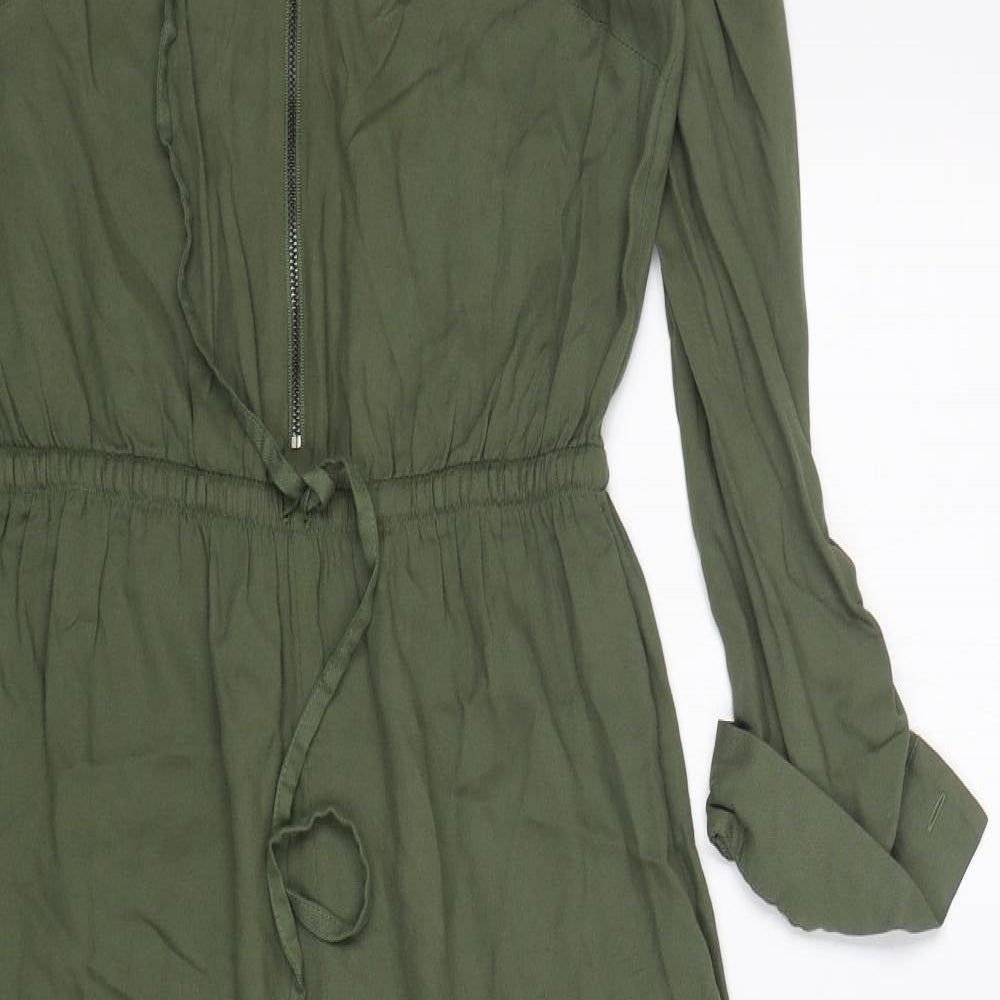 Atmosphere  Womens Green  Viscose Jumpsuit One-Piece Size 10 L26 in