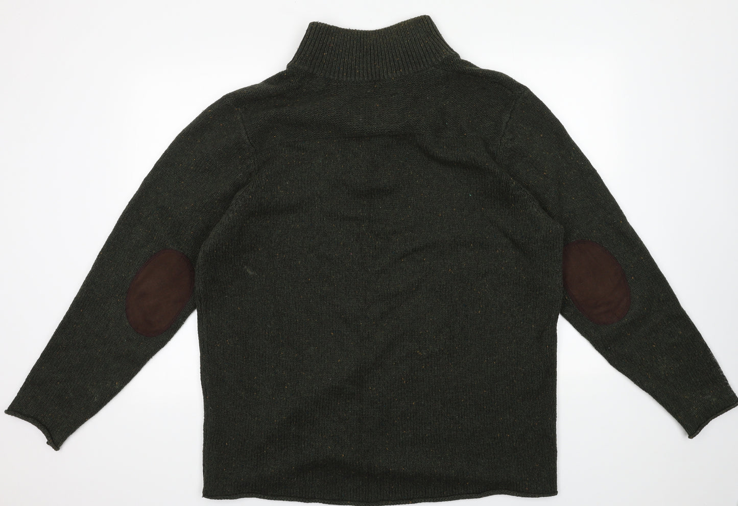 Debenhams Mens Green  Cotton Pullover Sweatshirt Size XL