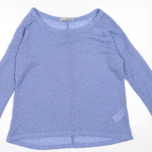 Primark Womens Purple  Polyester Pullover Sweatshirt Size 10  Pullover