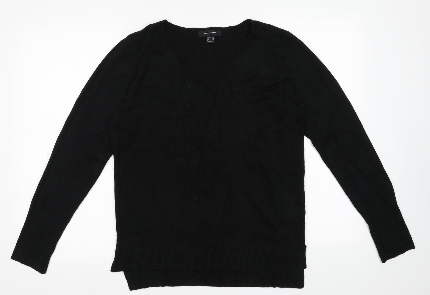 Primark Womens Black  Acrylic Pullover Sweatshirt Size 14  Pullover