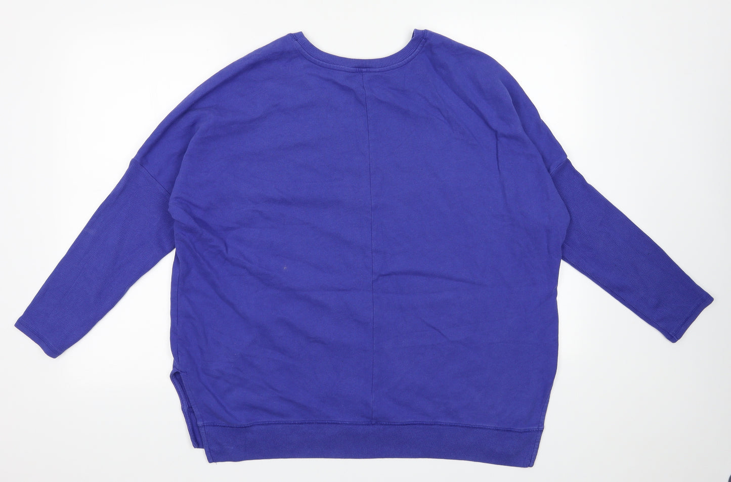 NEXT Womens Purple  Cotton Pullover Sweatshirt Size 16  Pullover