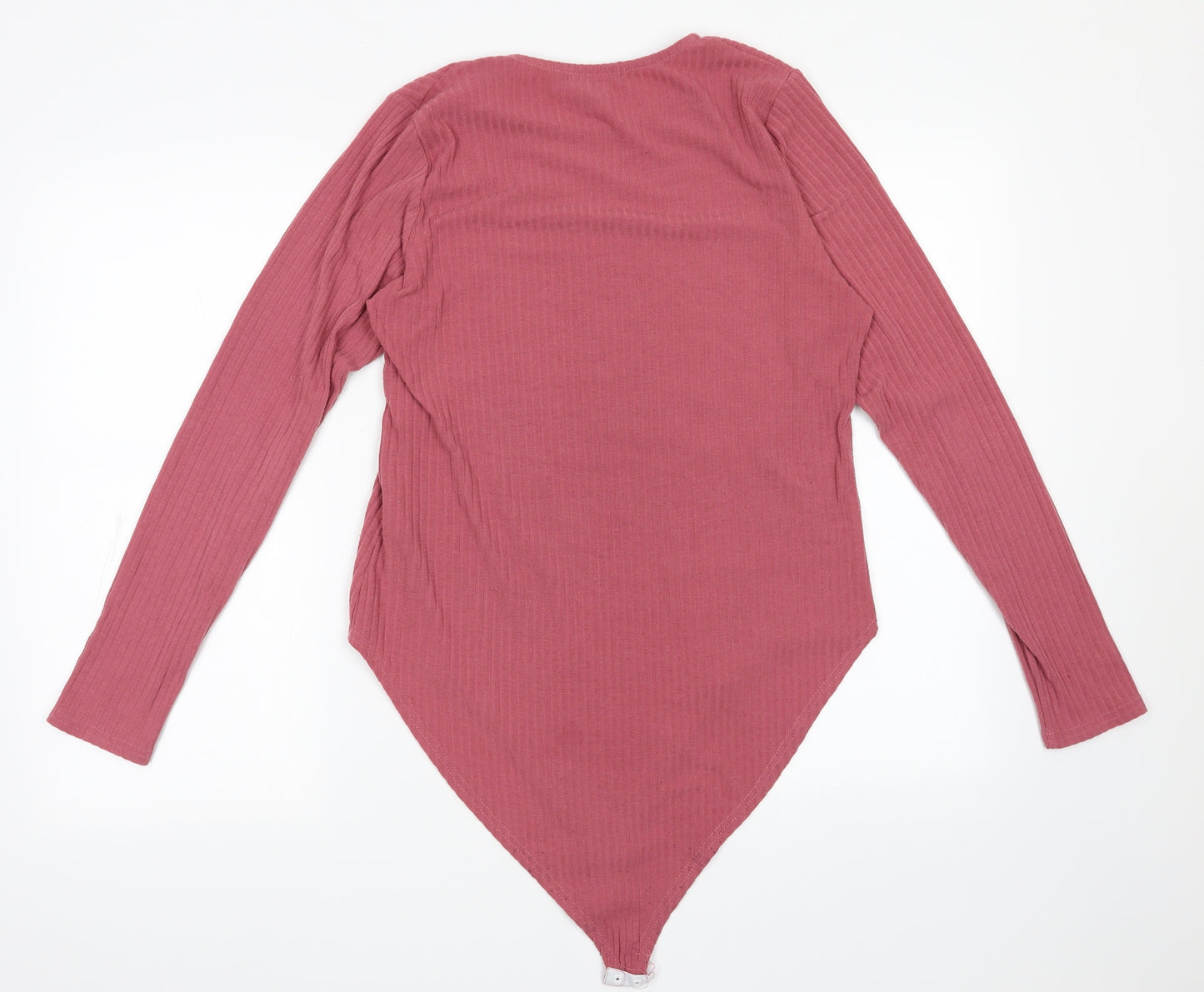 New Look Womens Pink  Polyester Bodysuit One-Piece Size 18  Buckle