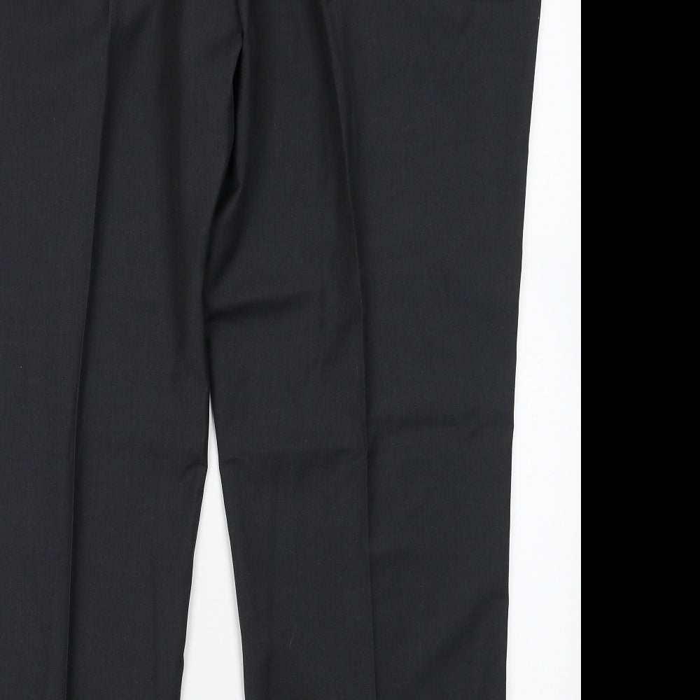 Skopes Mens Grey  Polyester Trousers  Size 46 L31 in Regular Button - short