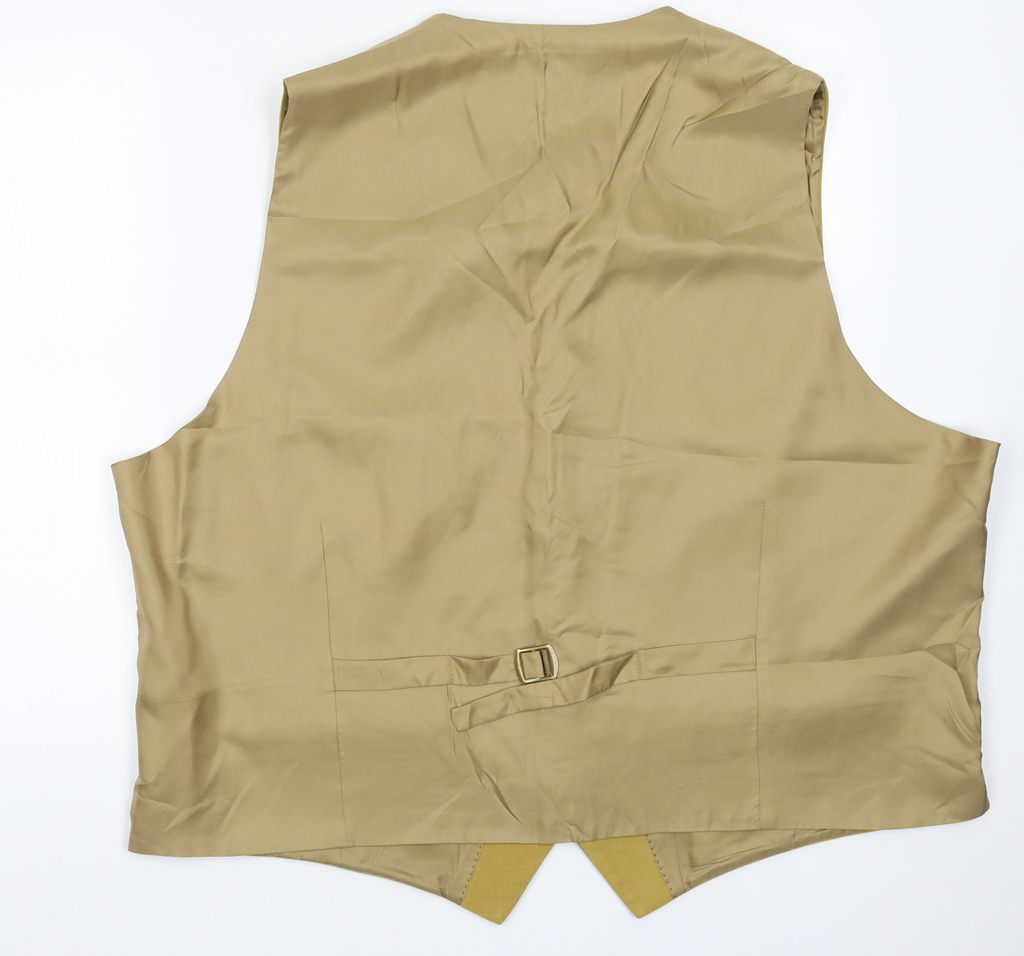 harvey parker Mens Yellow  Cotton Jacket Suit Waistcoat Size 4XL