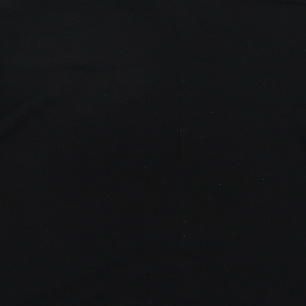 River Island Girls Black  Coir Basic Casual Size 11-12 Years Crew Neck Pullover - cold shoudler