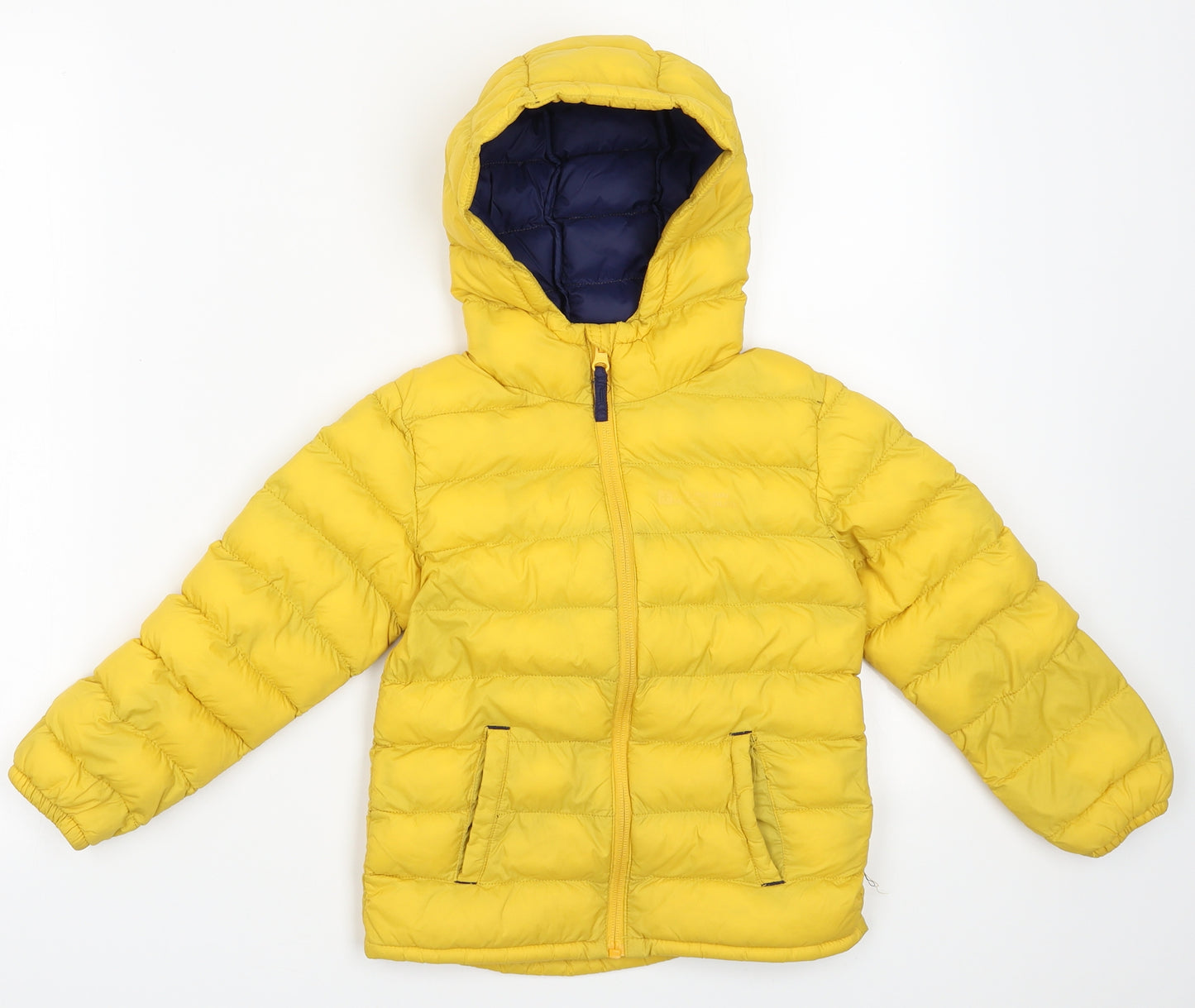 Mountain Warehouse Boys Yellow   Basic Coat Coat Size 3-4 Years  Zip