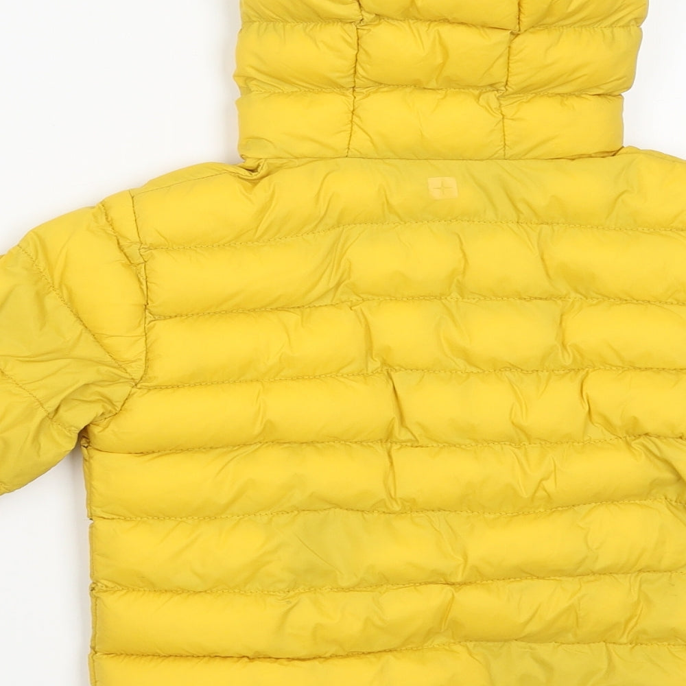 Mountain Warehouse Boys Yellow   Basic Coat Coat Size 3-4 Years  Zip