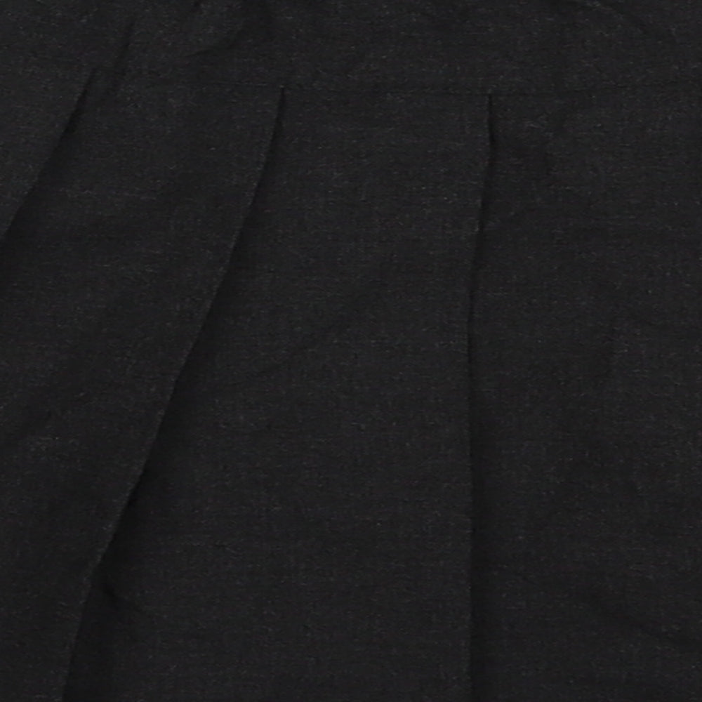 George Girls Grey  Polyester A-Line Skirt Size 5-6 Years  Regular Button - School