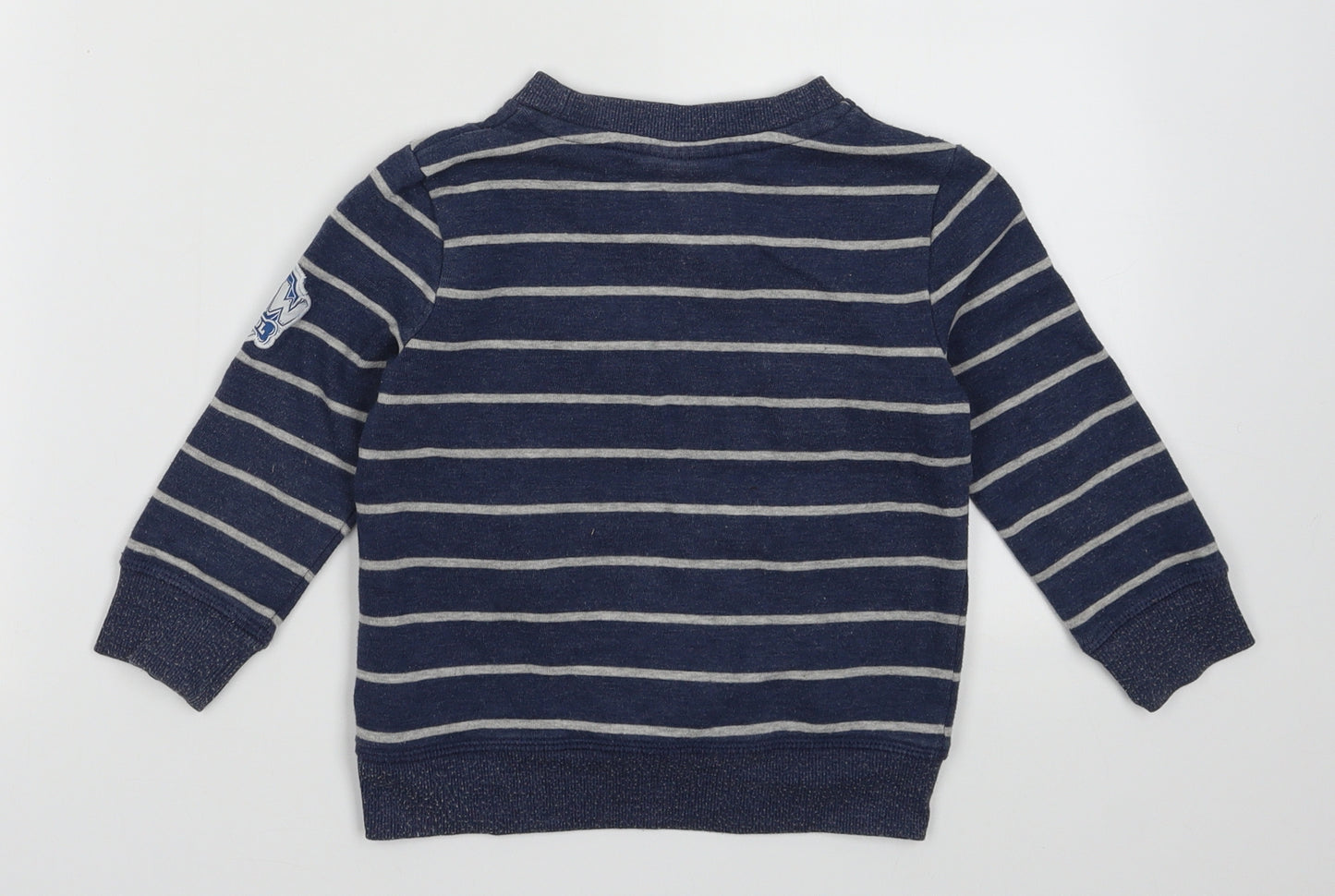 George Boys Blue Striped Cotton Pullover Sweatshirt Size 2-3 Years  Pullover - Paw patrol