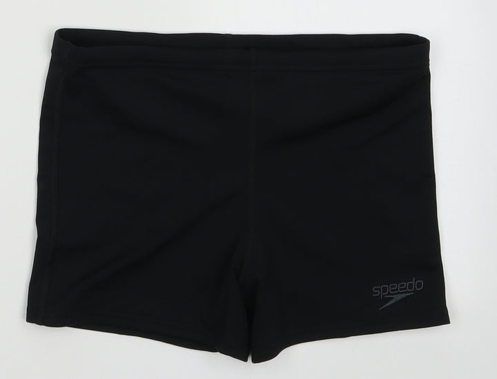 Speedo Boys Black  Polyester Shorts Outfit/Set Size 12 Months