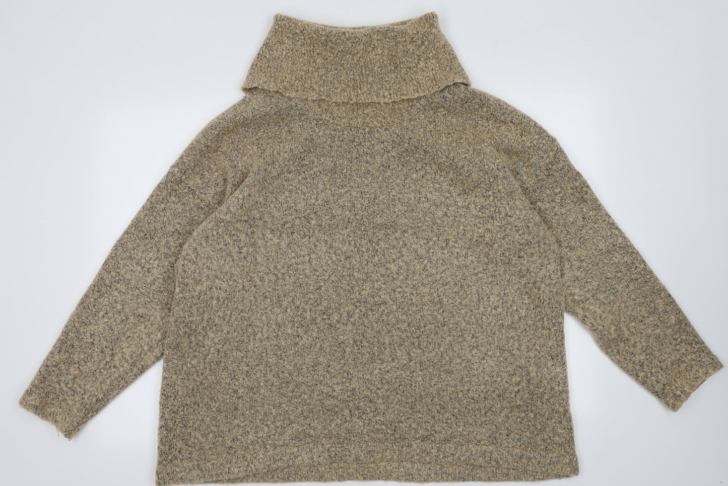 Marks and Spencer Womens Brown  Acrylic Pullover Sweatshirt Size 20  Pullover