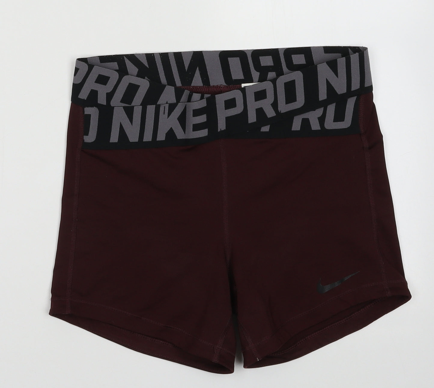 Nike Pro Womens Purple  Polyester Hot Pants Shorts Size S L4 in Regular