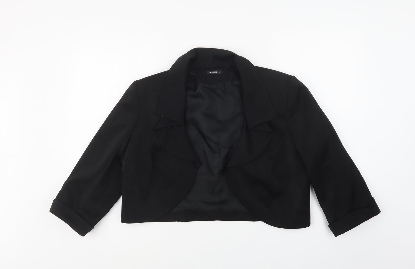 Roman Womens Black   Jacket Blazer Size 16