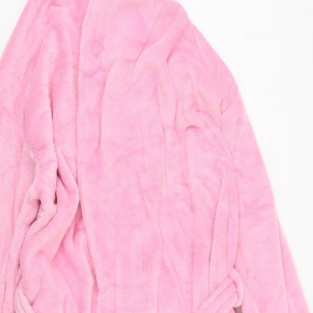 Whisper Womens Pink  Polyester  Robe Size M