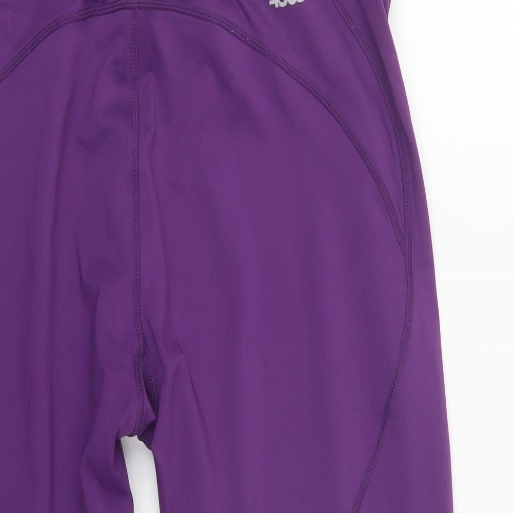 ASOS Womens Purple  Polyester Compression Leggings Size 16 L20 in Regular