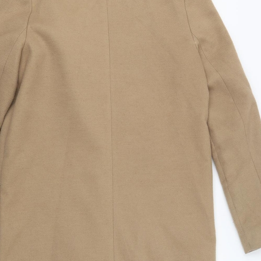 Primark Womens Beige   Overcoat Coat Size 8  Snap