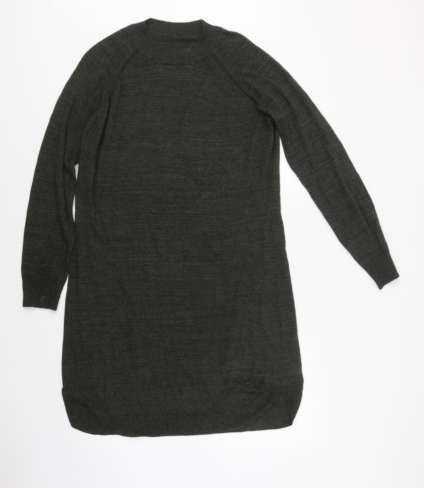 Woolworths Womens Green  Acrylic Kaftan  Size M  Crew Neck