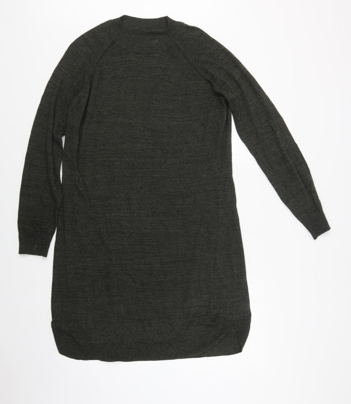 Woolworths Womens Green  Acrylic Kaftan  Size M  Crew Neck