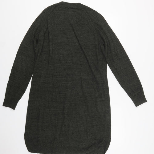 Woolworths Womens Green  Acrylic Kaftan  Size M  Crew Neck