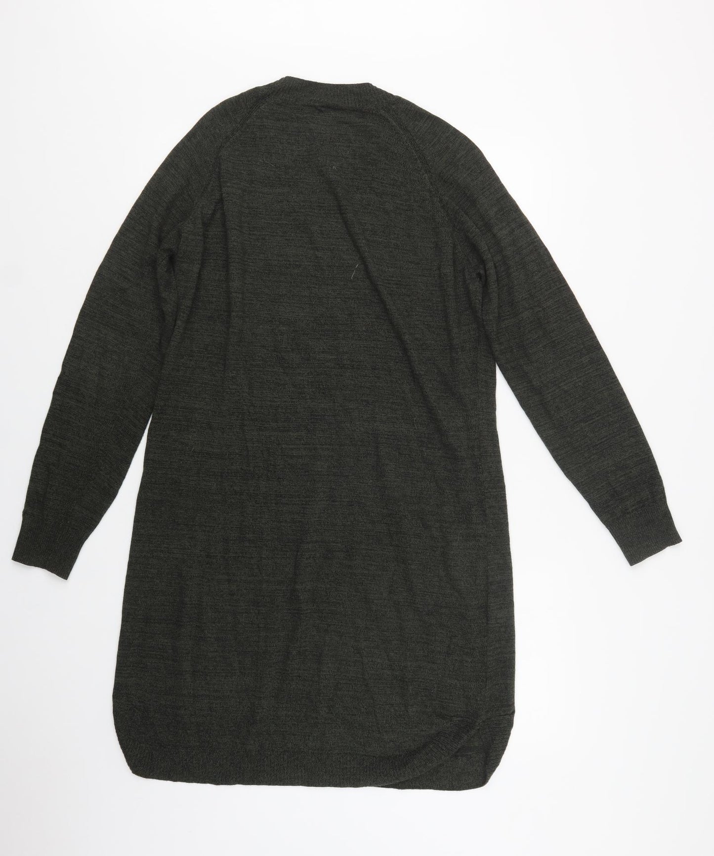Woolworths Womens Green  Acrylic Kaftan  Size M  Crew Neck