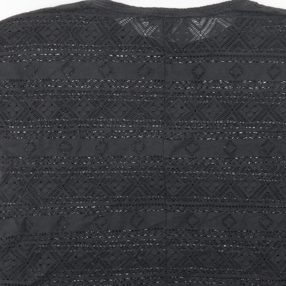 NEXT Womens Grey Crew Neck  Cotton Pullover Jumper Size 10