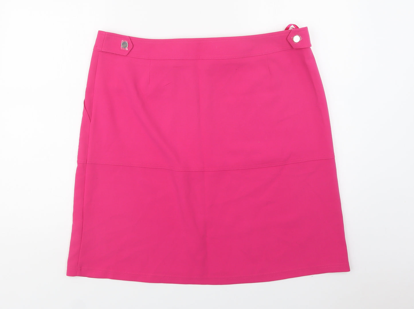 TU Womens Pink  Polyester A-Line Skirt Size 18   Zip