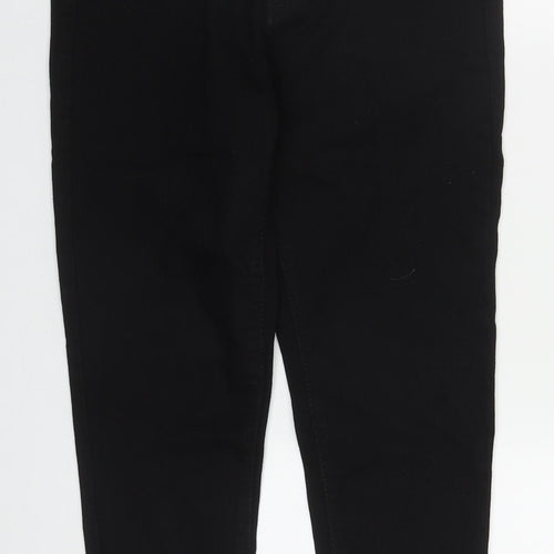 Preworn Womens Black  Cotton Jegging Jeans Size 29 in L25 in Regular Button