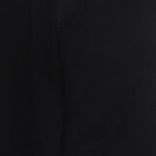 Preworn Womens Black  Cotton Jegging Jeans Size 29 in L25 in Regular Button