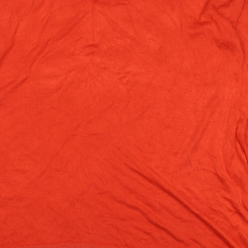 Atmosphere Womens Red Round Neck  Viscose Pullover Jumper Size 18